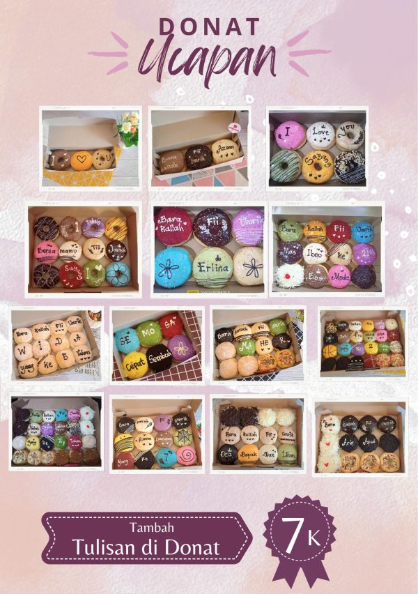 Donat Ucapan